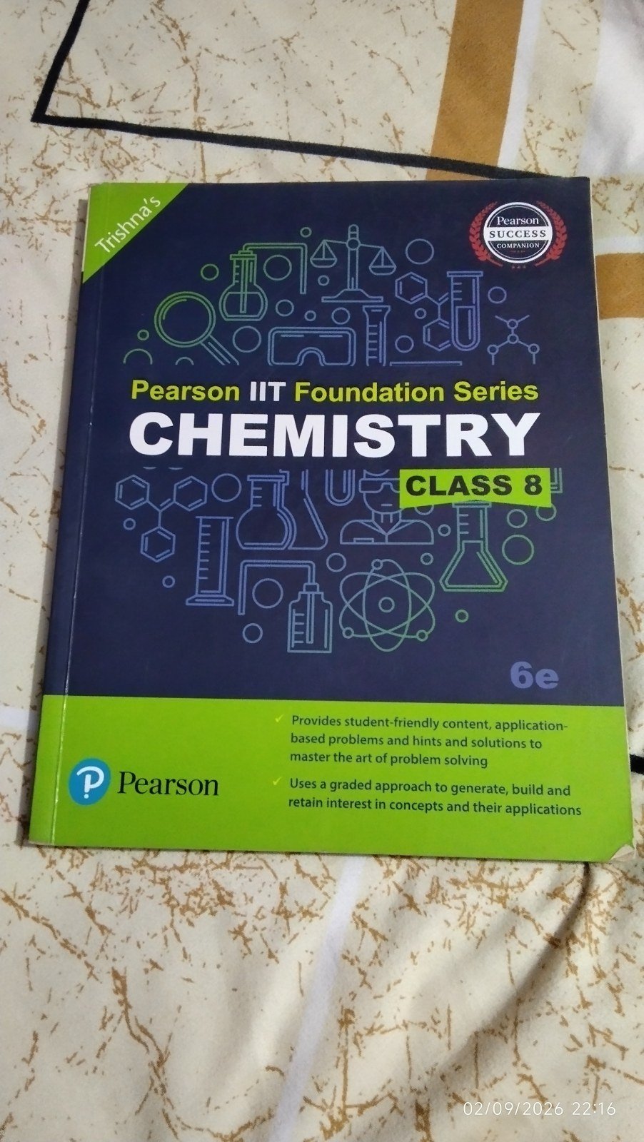 Pearson iit foundation chemistry class 8 - Second Hand - Bookaao