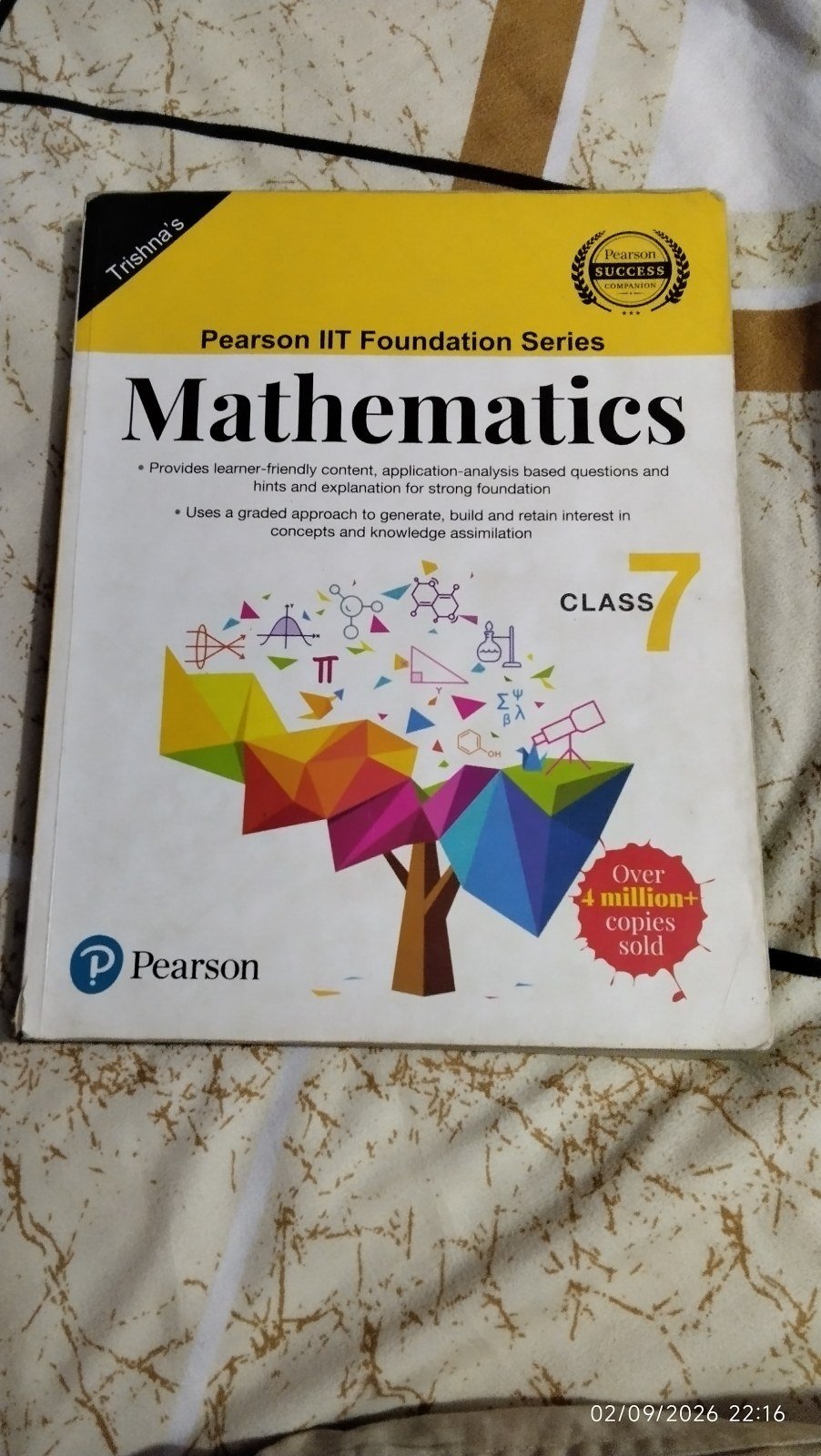 Pearson iit foundation maths class 7 - Second Hand - Bookaao