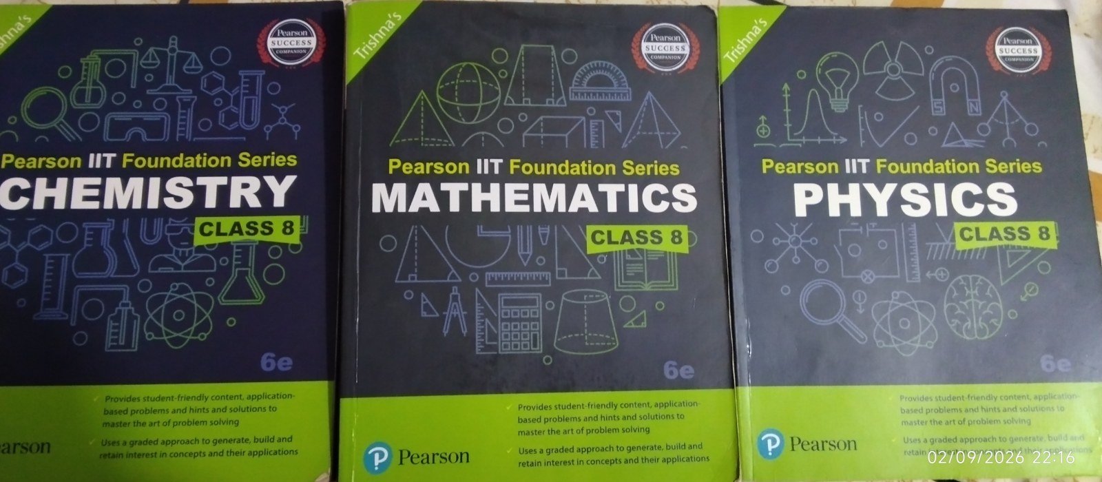 Buy Second Hand Pearson iit foundation pcm class 8 in Gaya - Bookaao