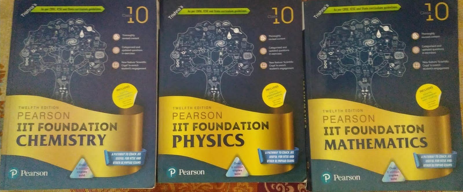 Buy Second Hand Pearson IIT Foundation Physics Class 10 combo in Vadodara - Bookaao