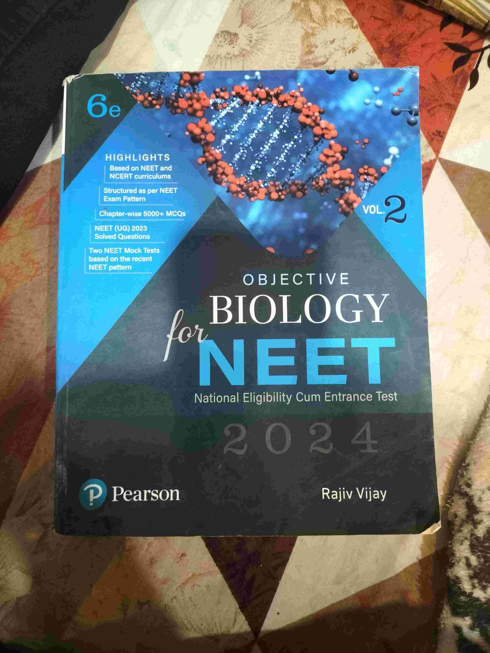 Pearson objective biology for neet class 12 - Second Hand - Bookaao