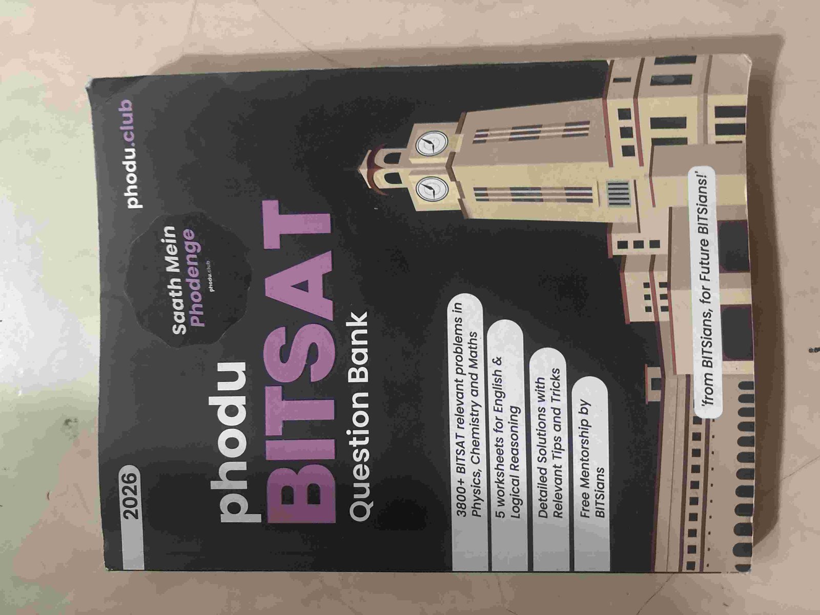 Phodu club bitsat question bank - Second Hand - Bookaao