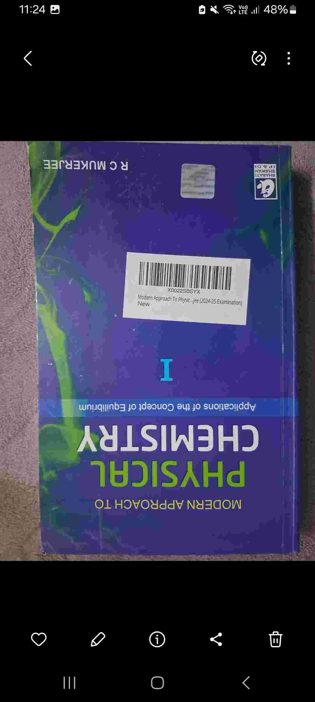 Physical chemistry by rc mukerjee - Second Hand - Bookaao