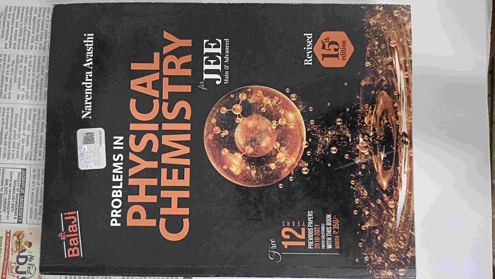 Buy New Physical Chemistry for JEE by Narendra Avasthi in New Delhi - Bookaao