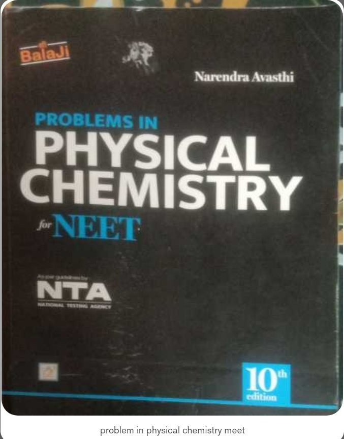 Physical chemistry for neet by Narendra awasthi - Second Hand - Bookaao