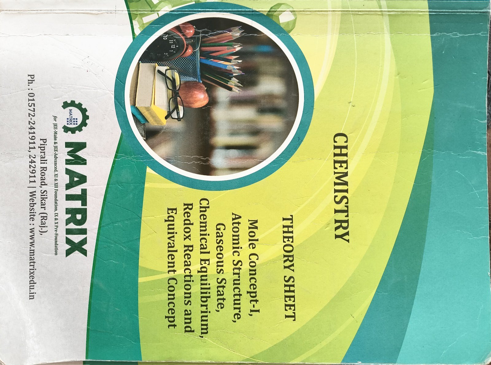 Physical chemistry theory sheet class 11+12 , - Second Hand - Bookaao