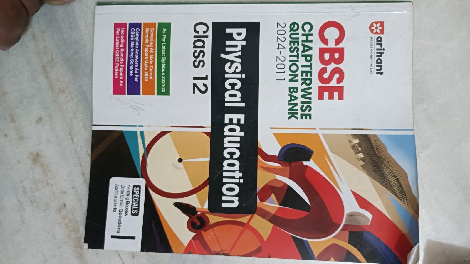 Physical education questions bank pyq class 12th - Second Hand - Bookaao