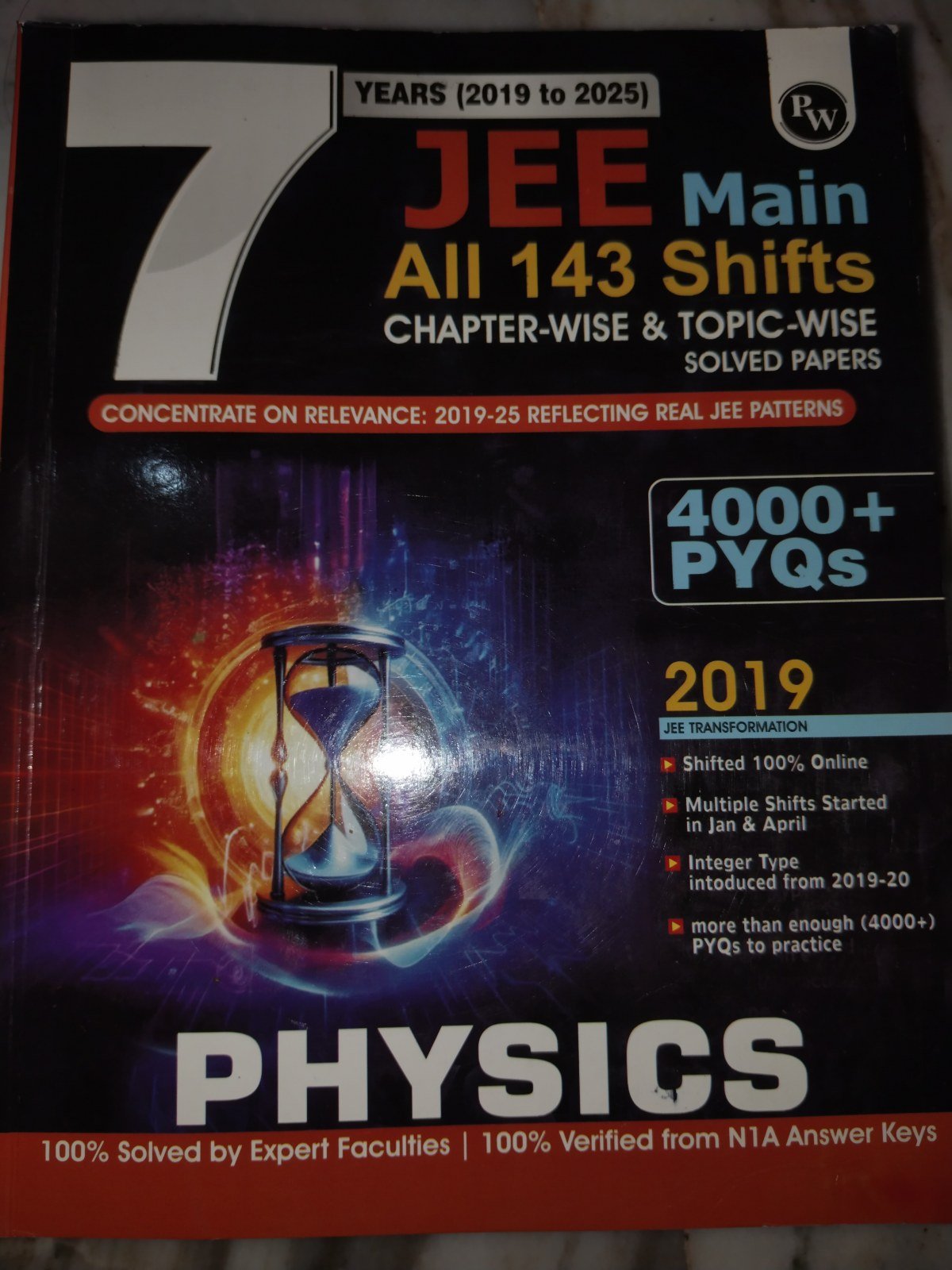 PHYSICS JEE MAINS PYQs  11th+12th 2025 - Second Hand - Bookaao