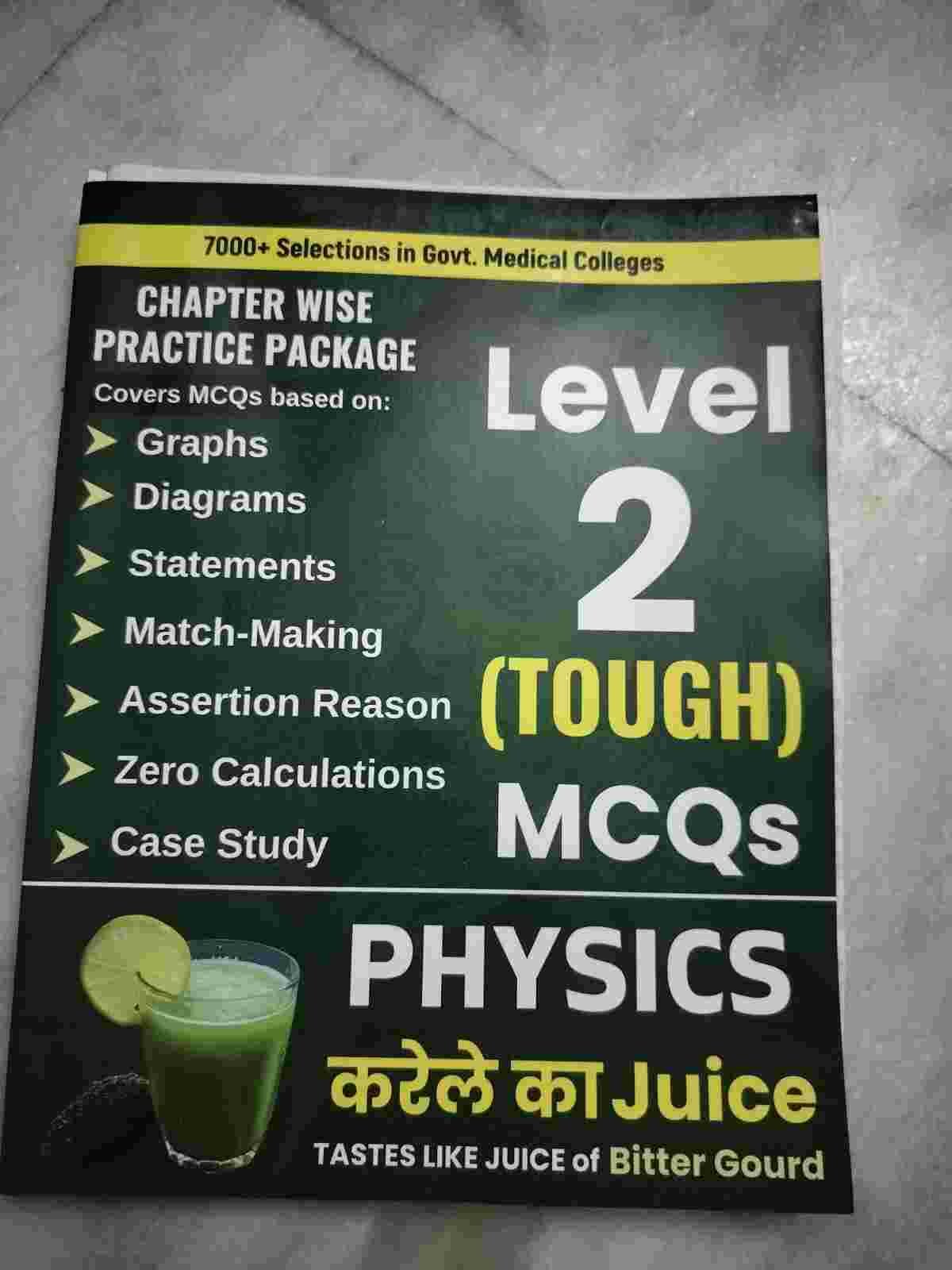 PHYSICS KARELA KA JUICE (LEVEL 2 TOUGH QUESTIONS) - New Book - Bookaao