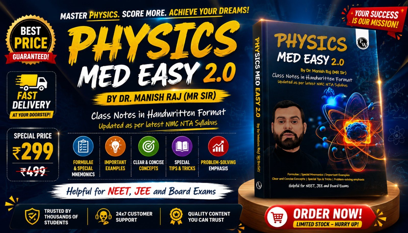 Physics Med Easy book by Mr sir - Second Hand - Bookaao