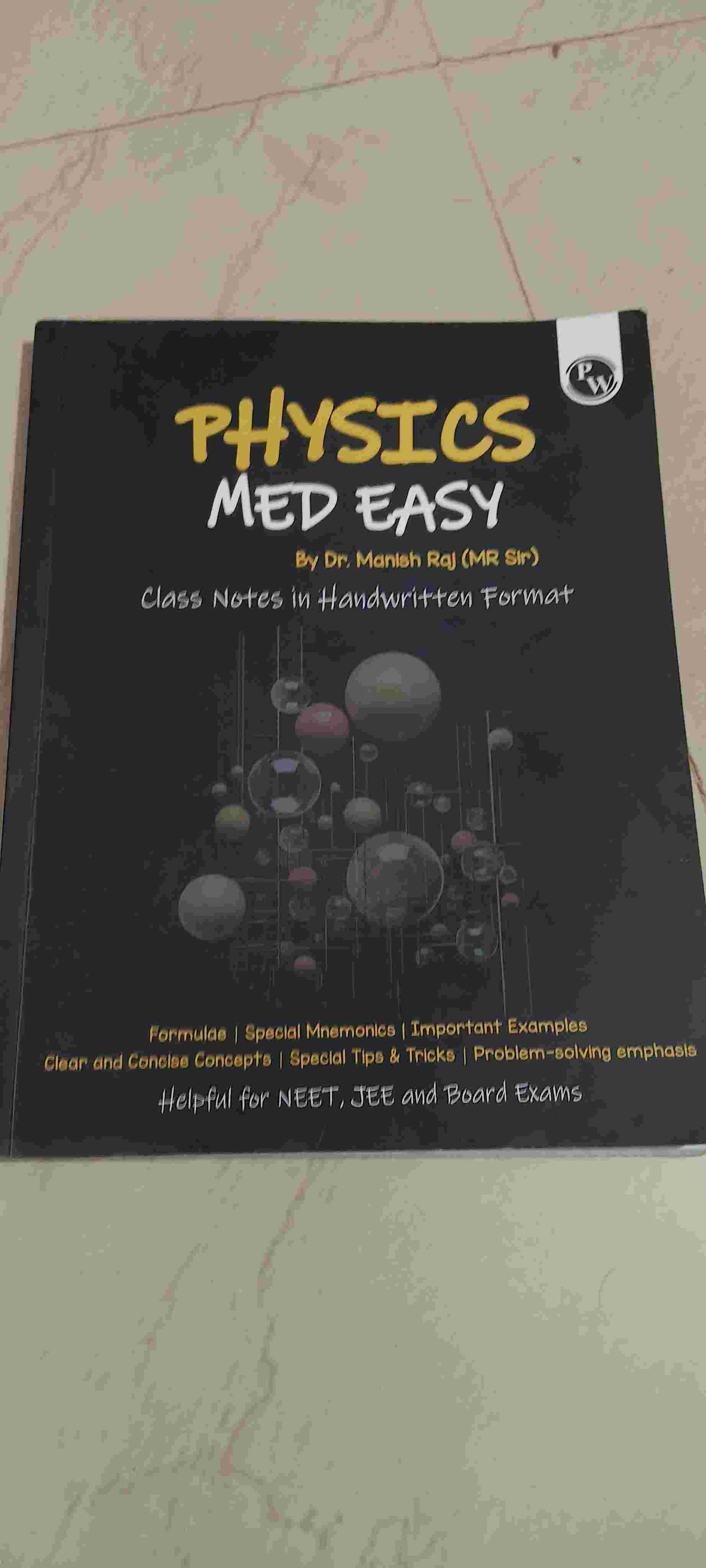 PHYSICS MED Easy By MR Sir 1st Edition - Second Hand - Bookaao