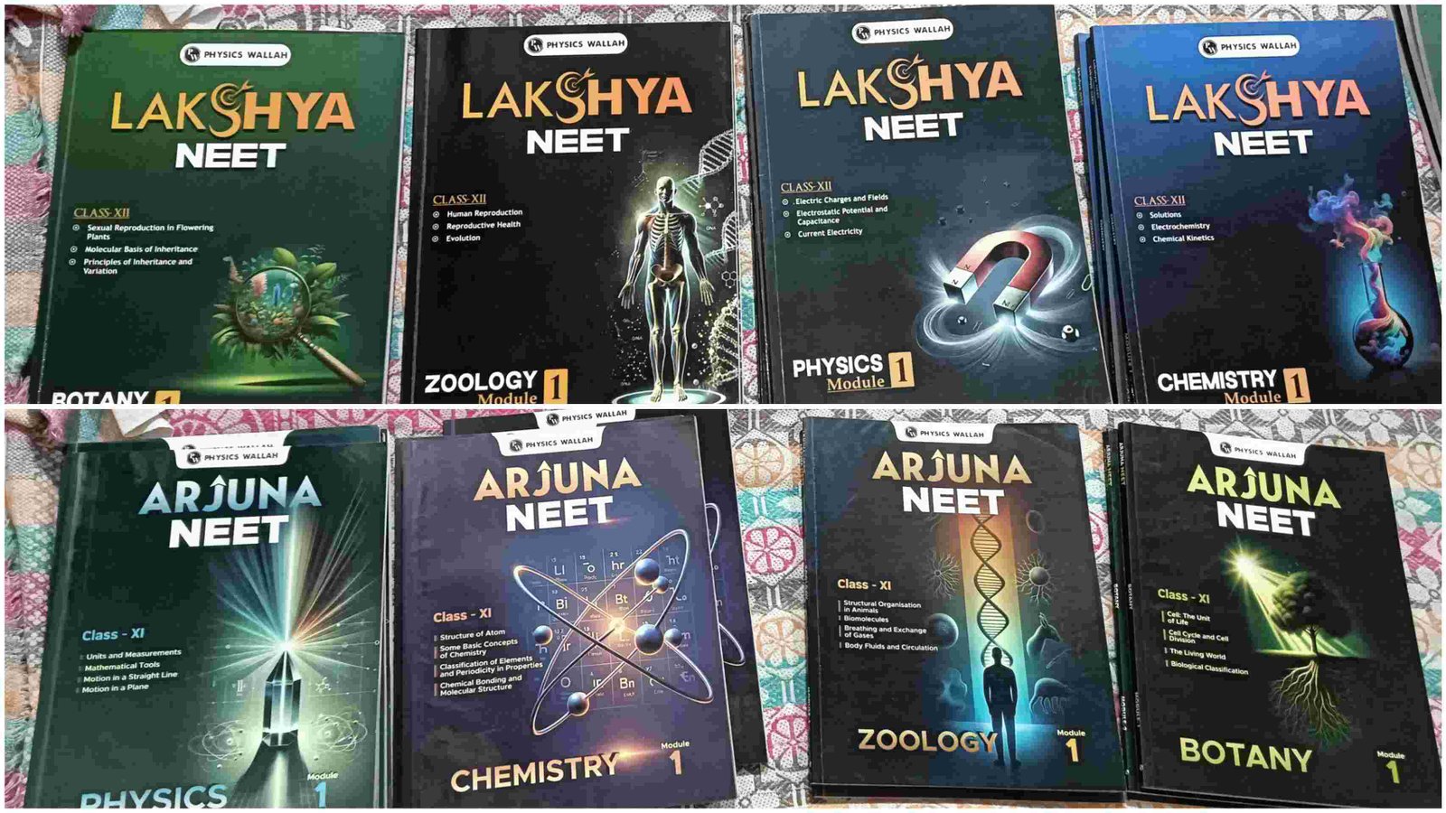 Physics Wallah Arjuna & Lakshya Modules - Unused C - New Book - Bookaao