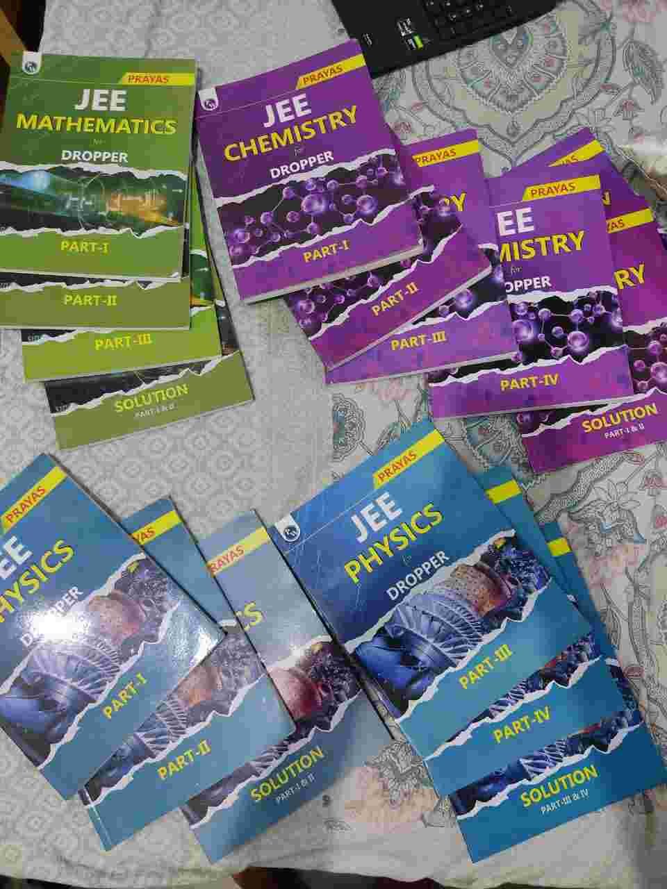PHYSICS WALLAH PRAYAS JEE DROPPER (PHY+CHEM+MATHS) - New Book - Bookaao