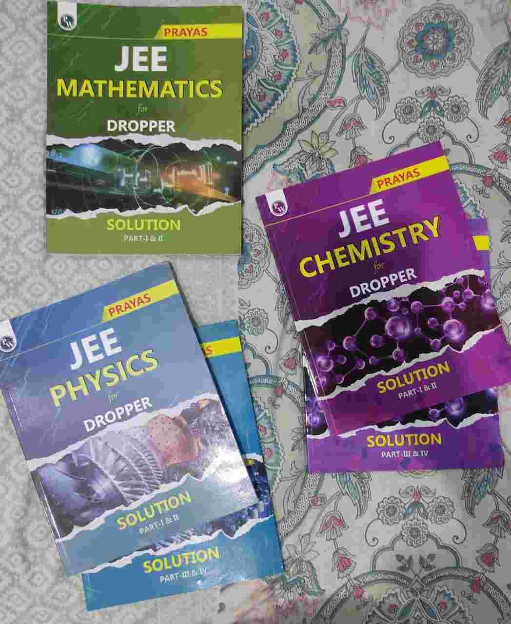 PHYSICS WALLAH PRAYAS JEE DROPPER (PHY+CHEM+MATHS) - New Book - Bookaao