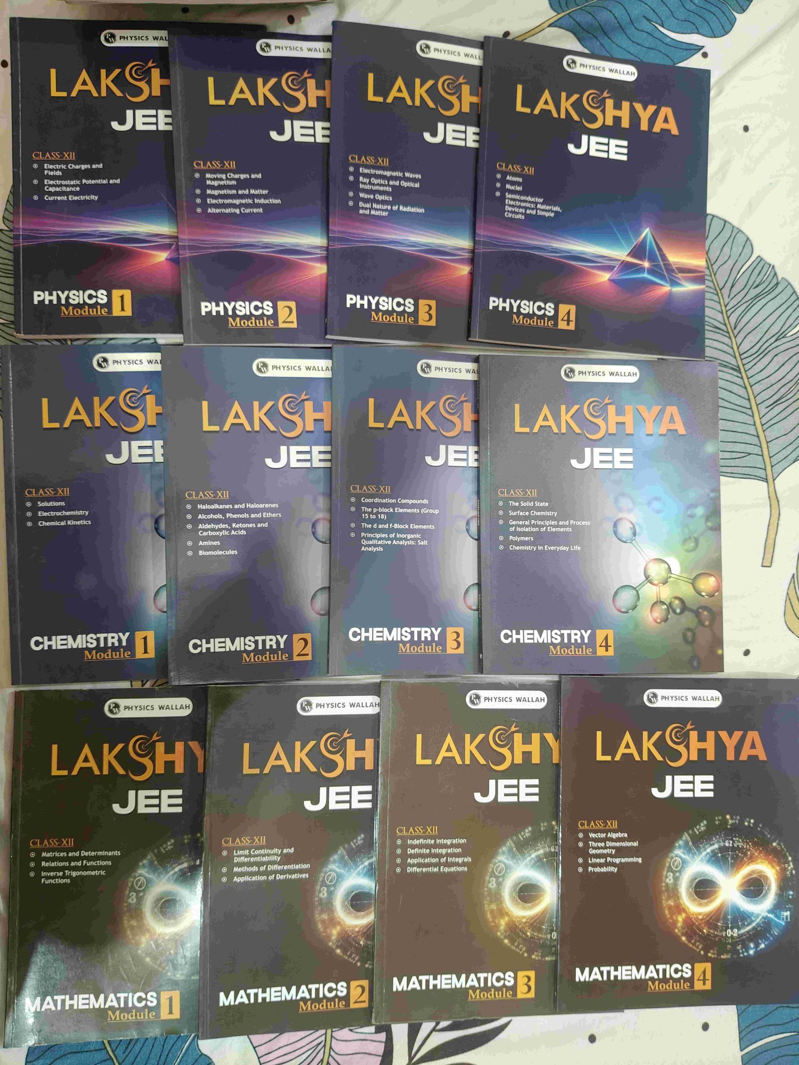 Physics Wallah (PW) Lakshya JEE Class 12 PCM Modul - New Book - Bookaao