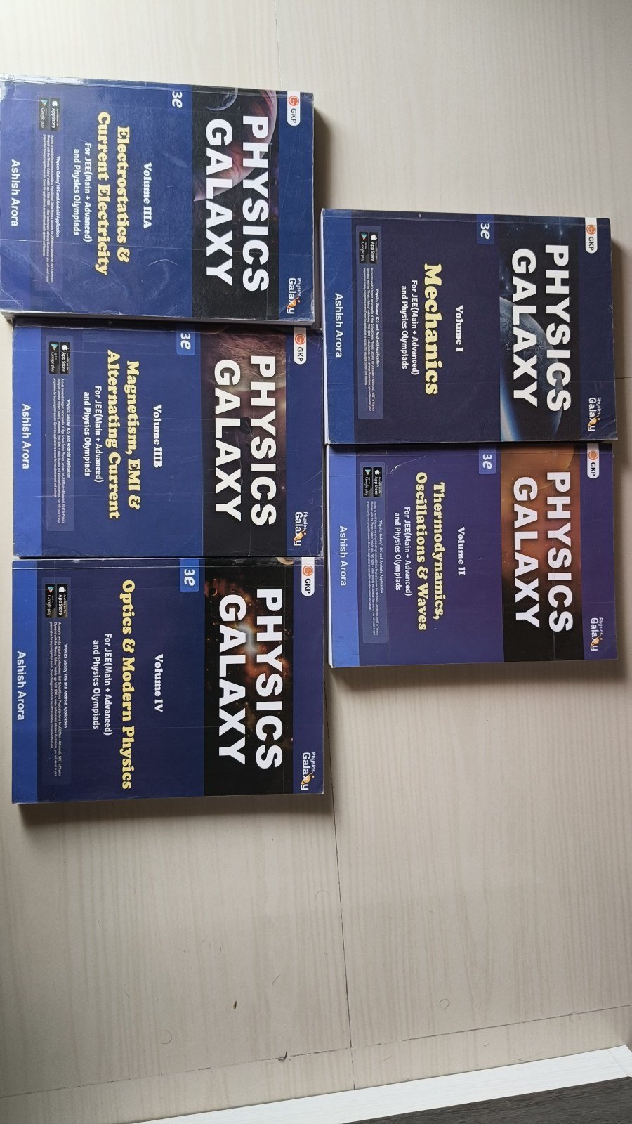 Physicsgalaxy Jee mains and advanced set of 5 book - New Book - Bookaao