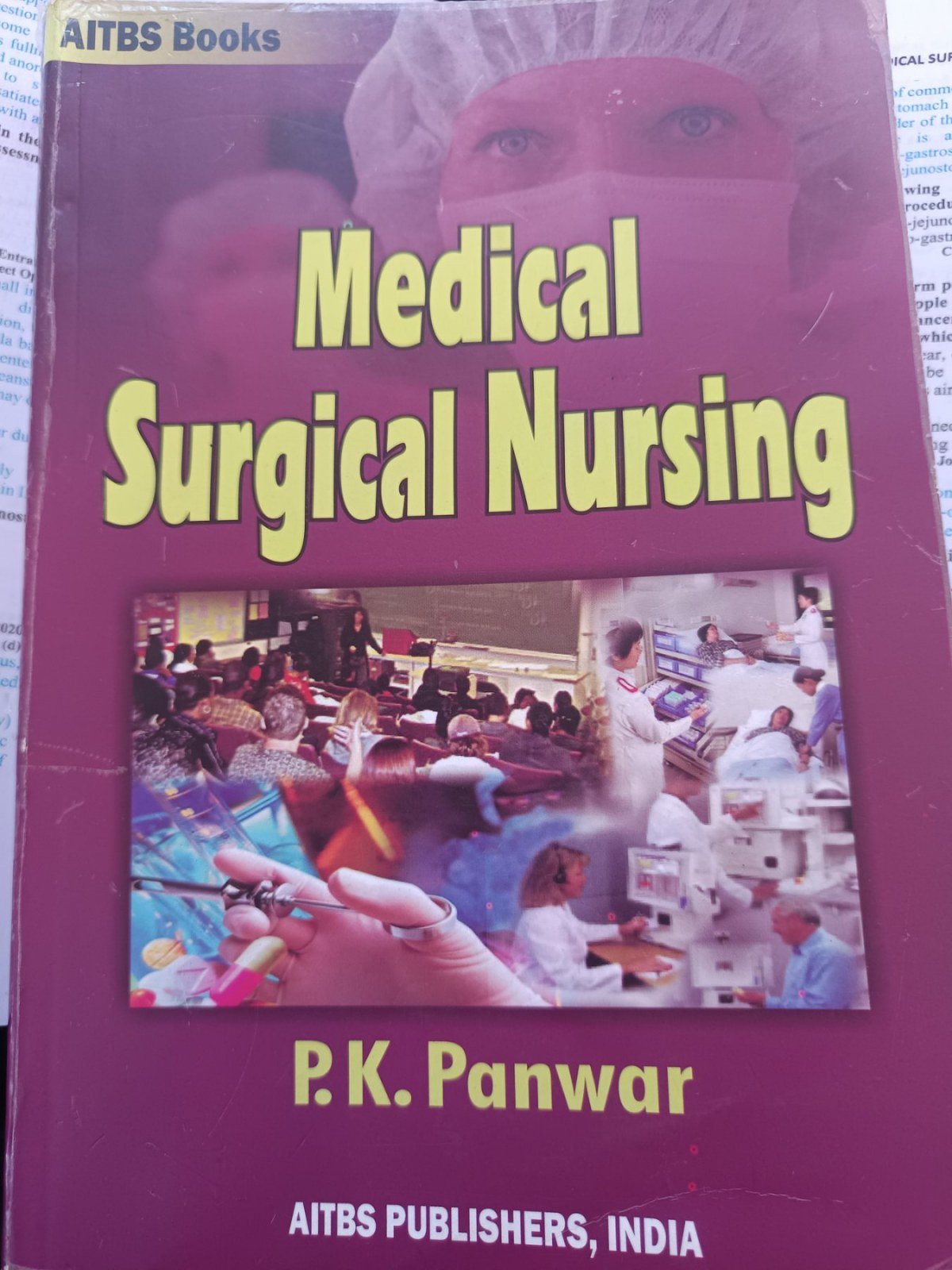 Pk panwar medical surgical nursing - 2nd Hand Book - Bookaao