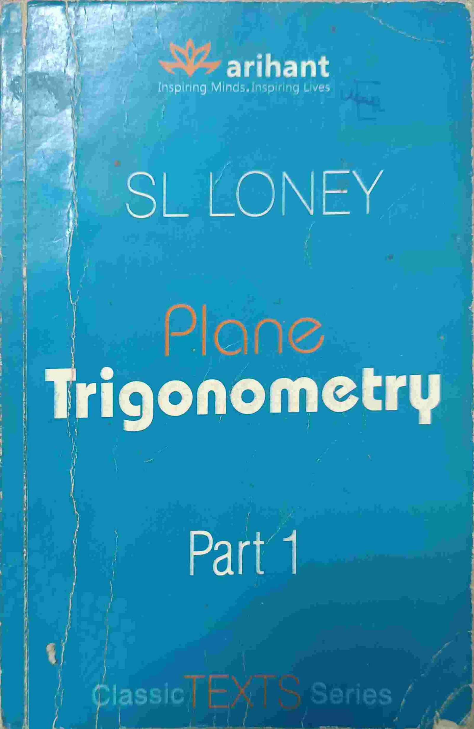 Plane trigonometry by arihant - Second Hand - Bookaao