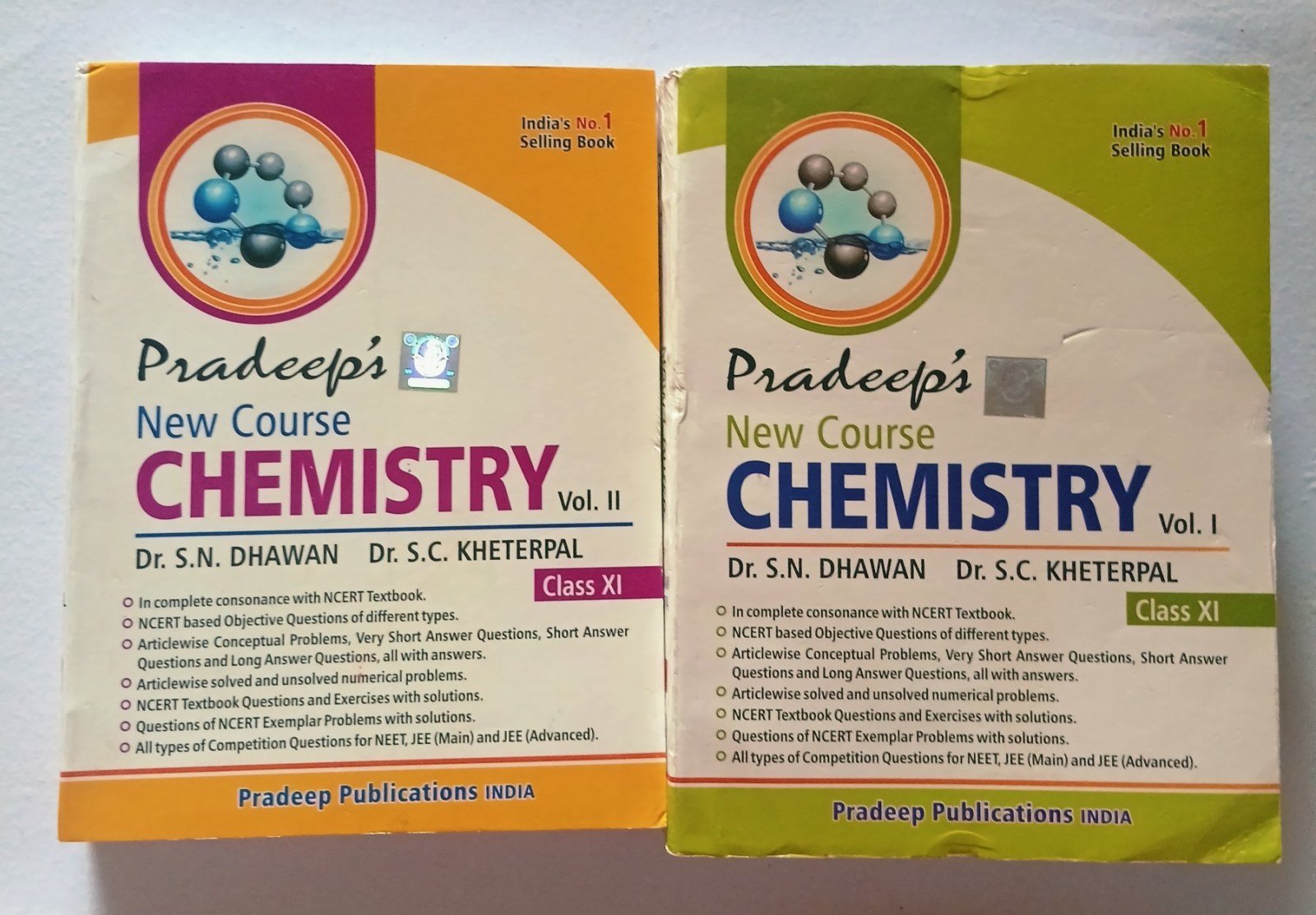 Pradeep's Chemistry Vol.I and Vol. II - Second Hand - Bookaao