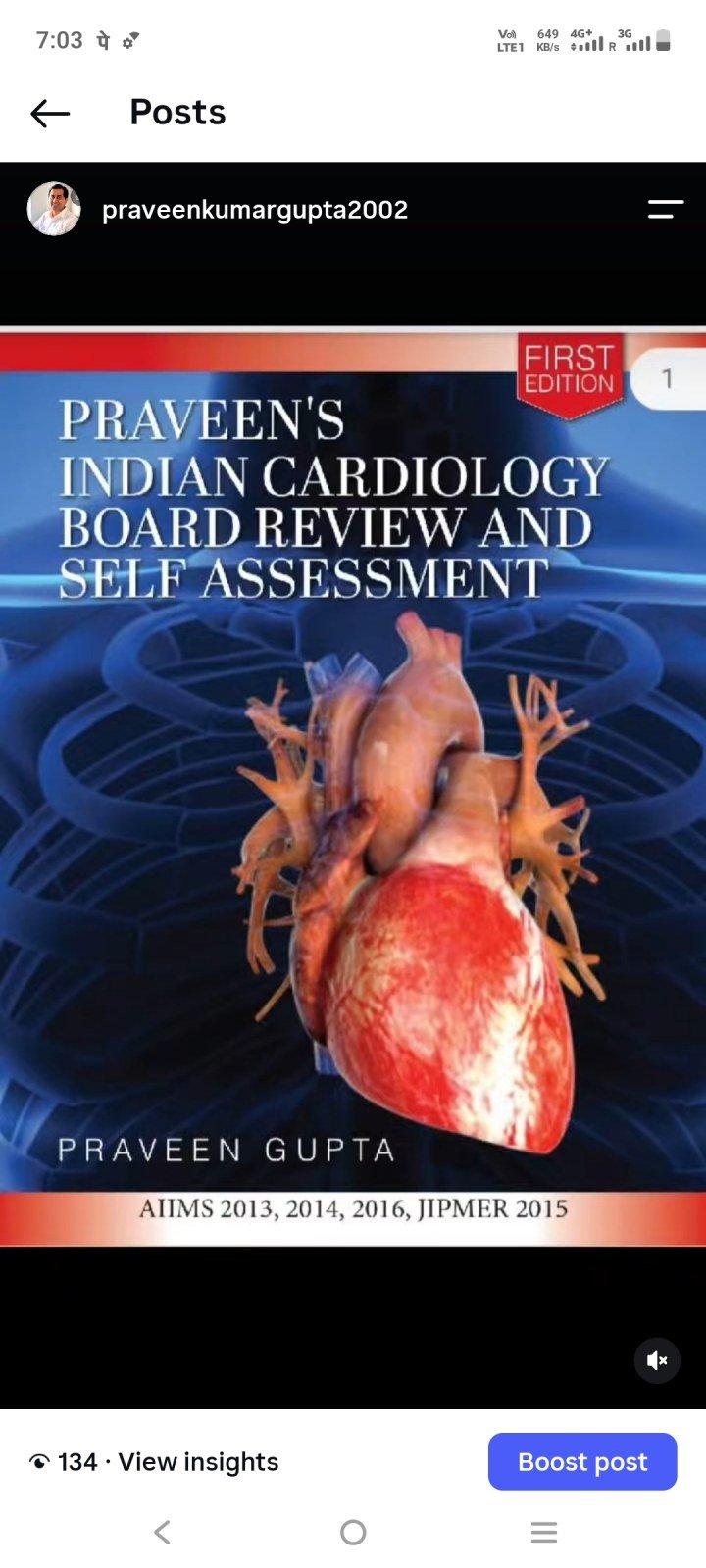 Praveen Indian Cardiology Board Review and Self As - New Book - Bookaao