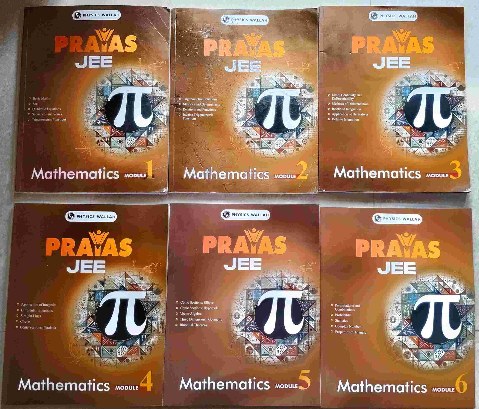 Prayas Jee Maths Module Pack of 6 - Second Hand - Bookaao