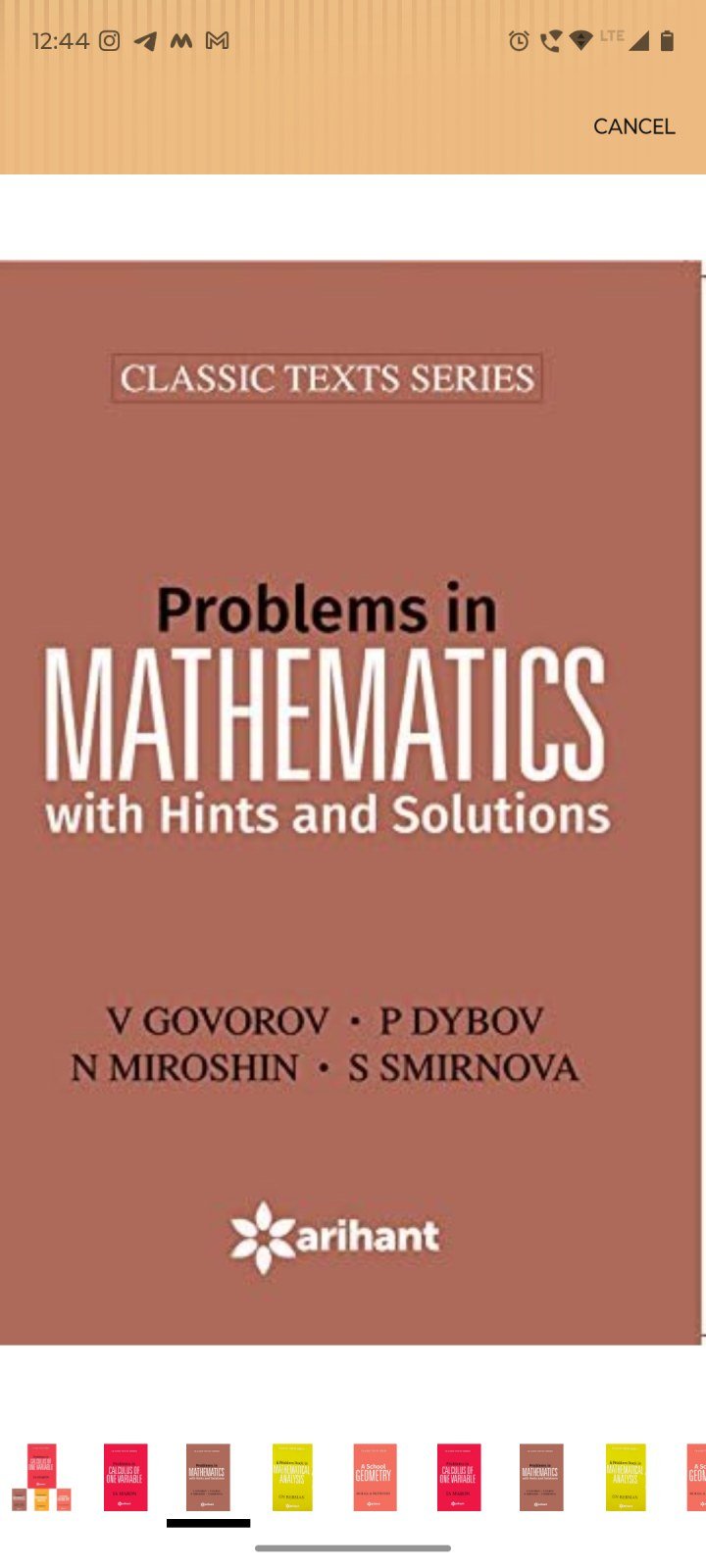Problem in mathematics with hint with Arihant - Second Hand - Bookaao