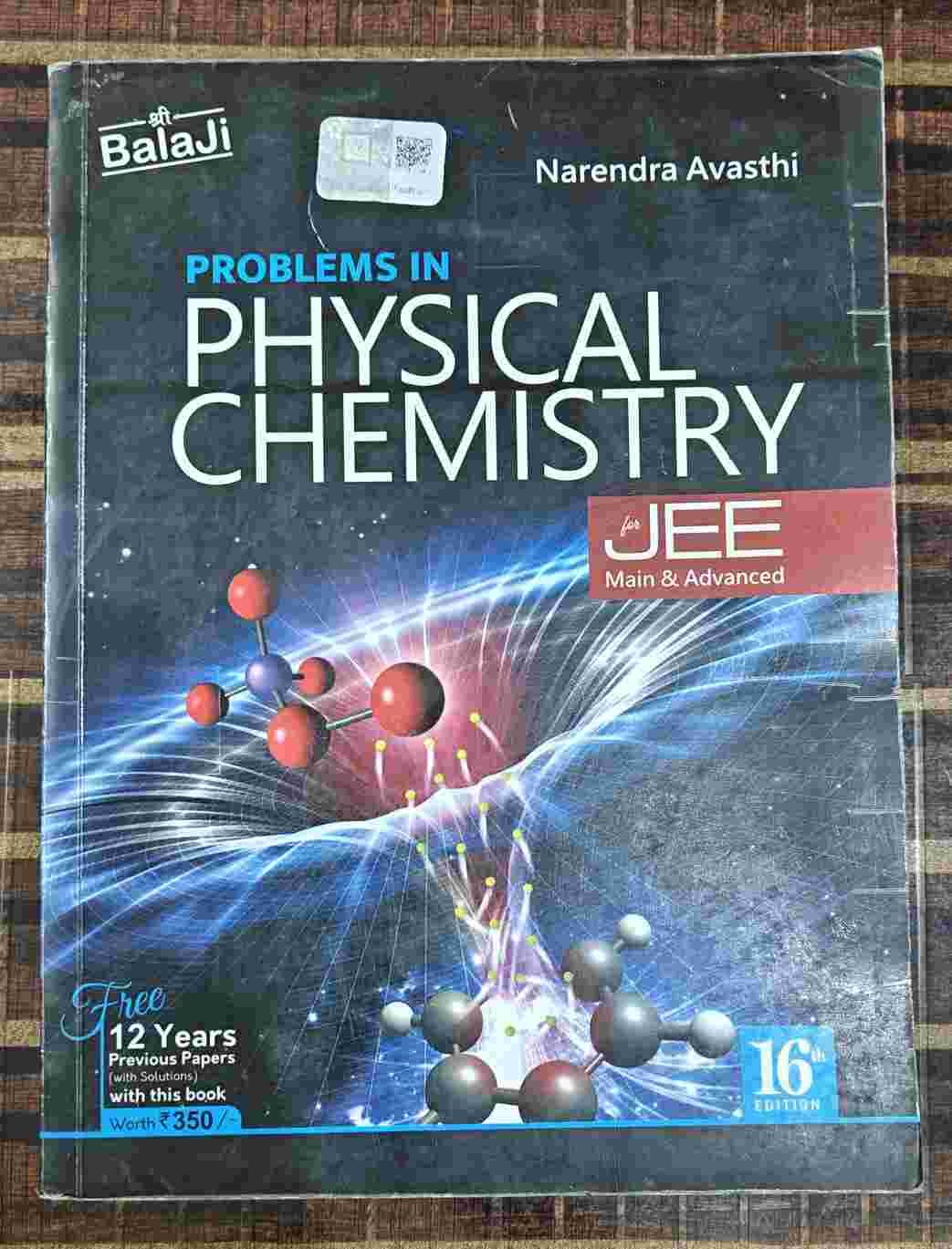 Problems in Physical Chemistry for JEE - Second Hand - Bookaao