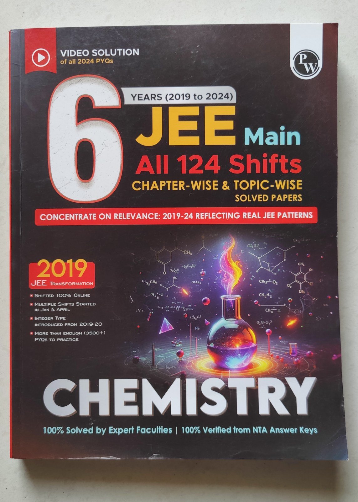 Buy New PW 6 YEARS JEE MAIN PYQ CHEMISTRY (2019-2024) in Kota - Bookaao