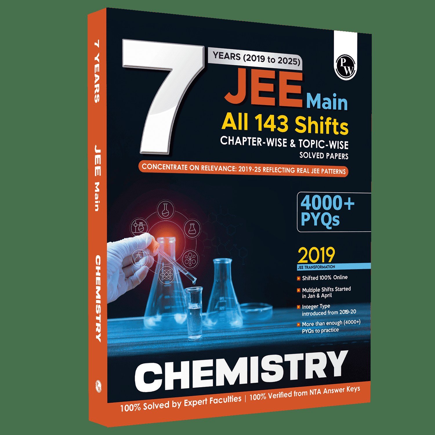 Pw 7 yrs pyq book , pcm subject - Second Hand - Bookaao