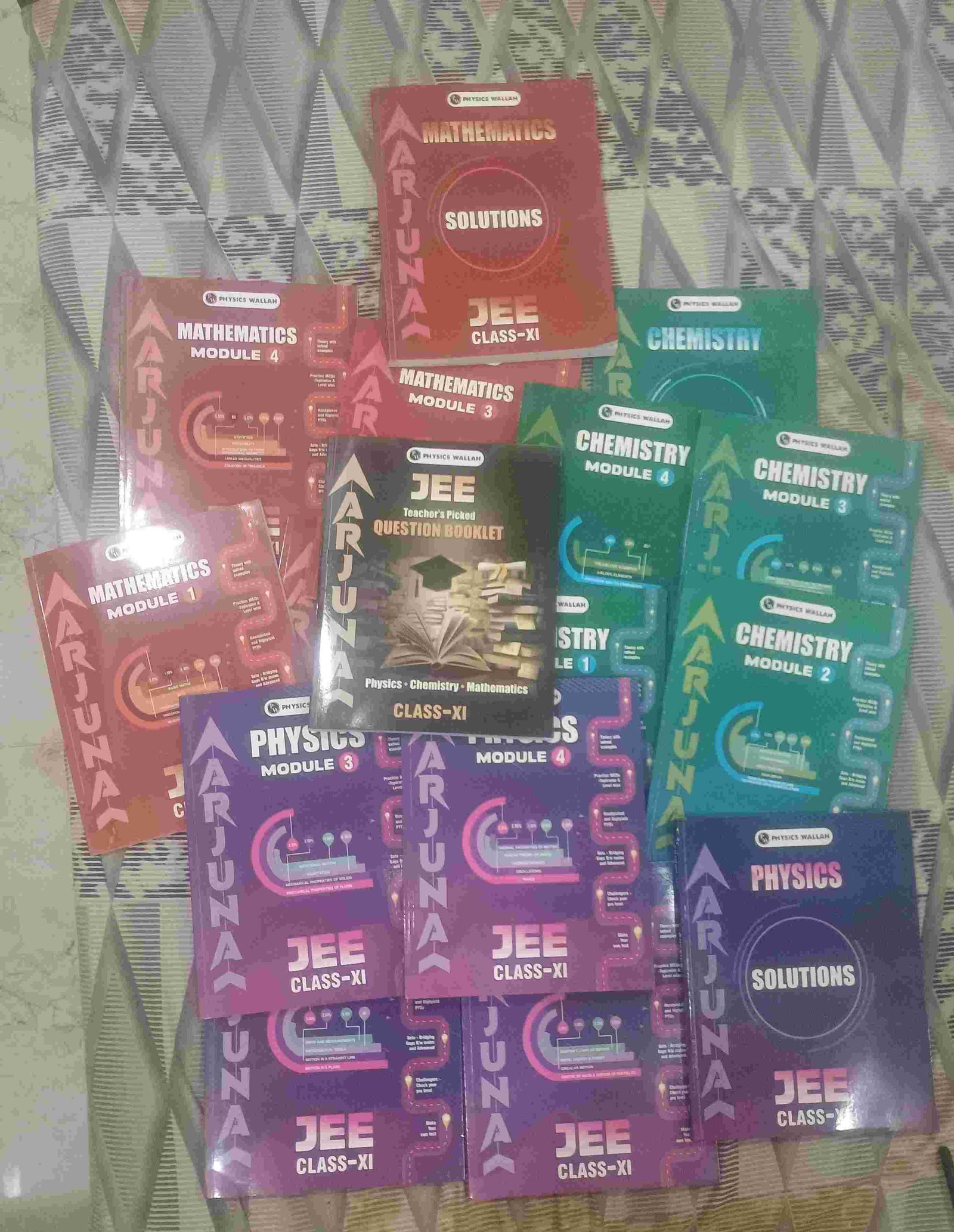 PW ARJUNA JEE MODULES LATEST 2026 EDITION SET OF 16 BOOKS - New Book - Bookaao
