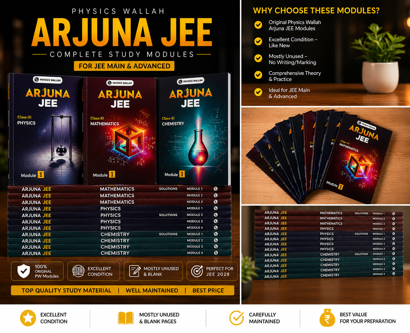 PW Arjuna Jee Modules - Second Hand - Bookaao