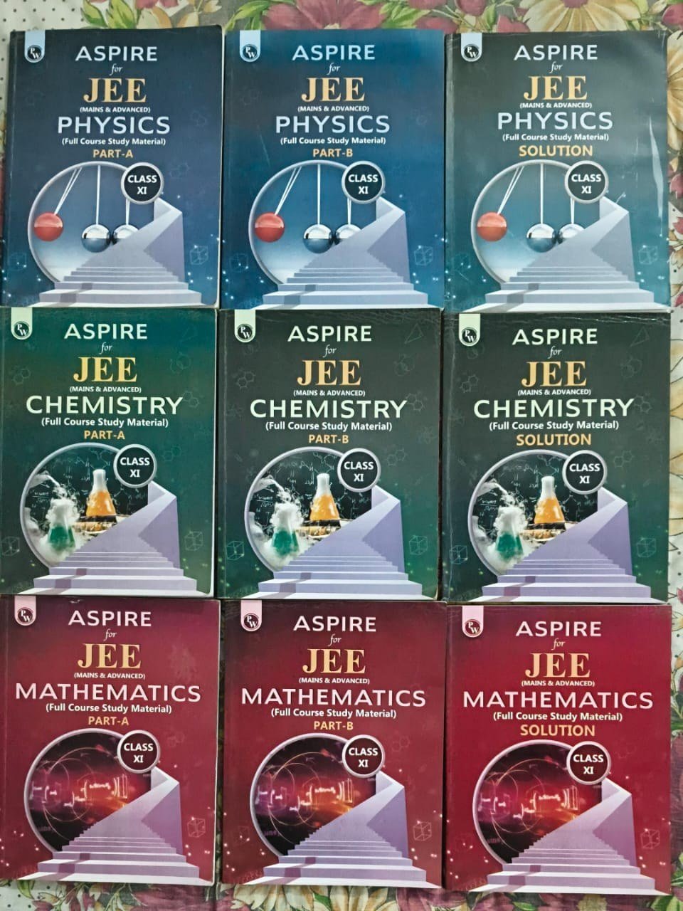 PW ASPIRE JEE ARJUNA BOOKS CLASSS 11 PCM FULL BOOK - New Book - Bookaao