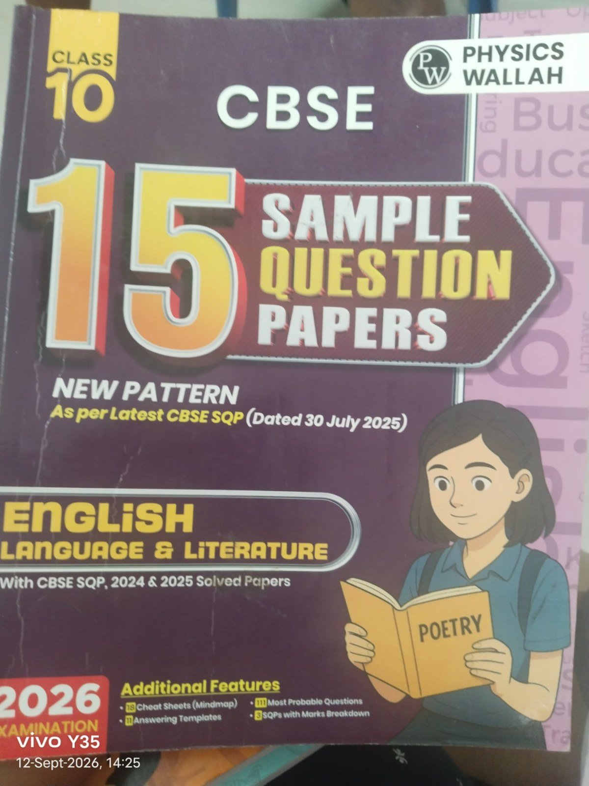PW CBSE Class X Sample Papers English - Second Hand - Bookaao