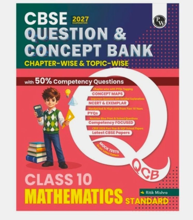 PW CBSE Question & Concept Bank Class 10 Maths - Second Hand - Bookaao