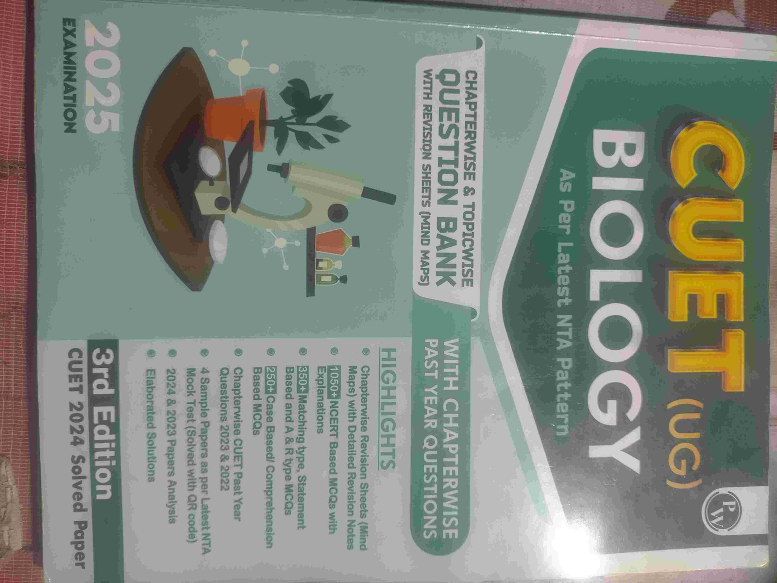 PW CUET UG Biology 2025 Question Bank PW Biology - Second Hand - Bookaao