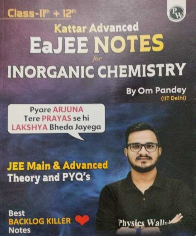 Pw eajee notes ioc inorganic chemistry - 2nd Hand Book - Bookaao