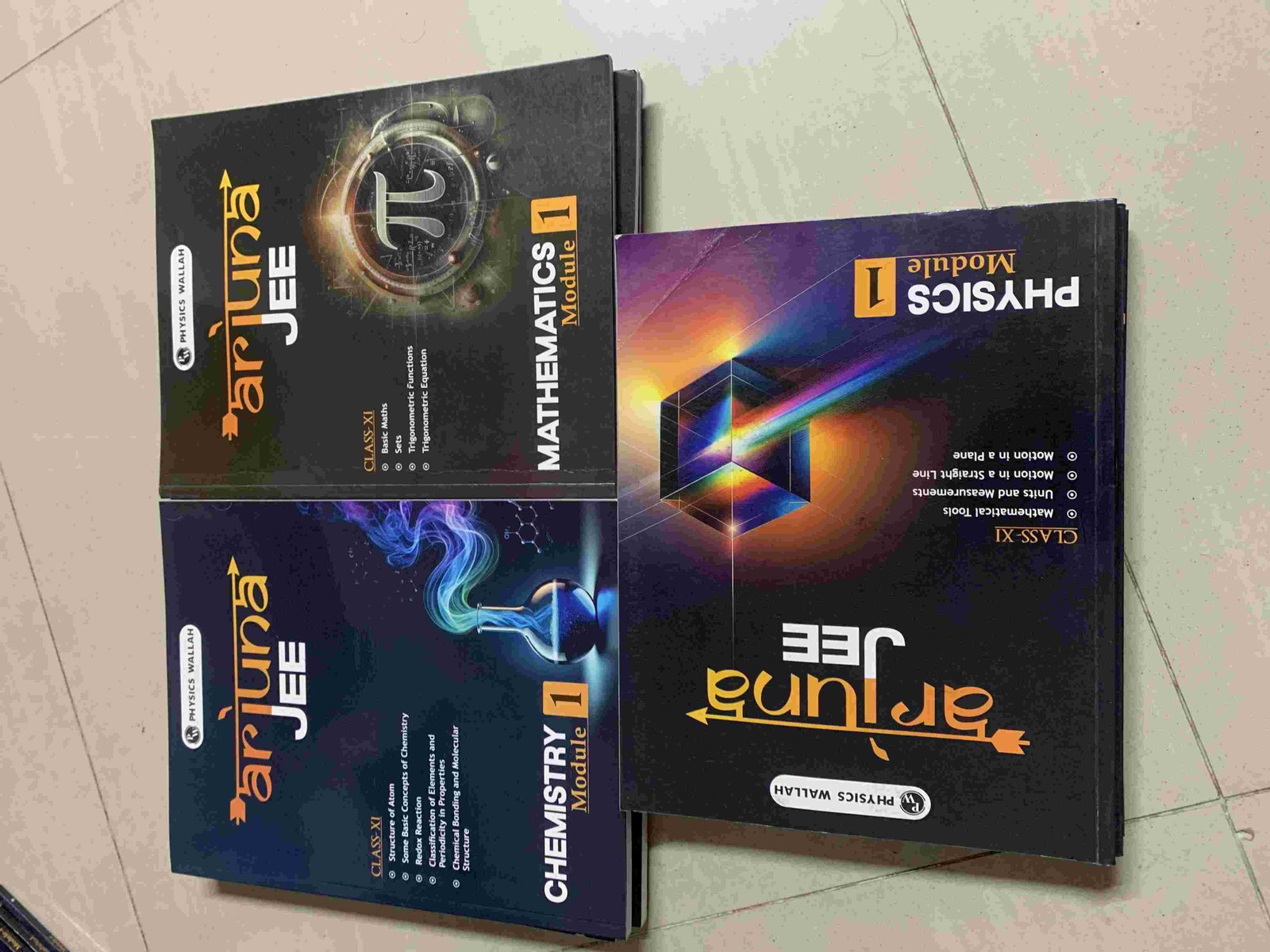 pw jee 1st pu modules for mains +advance - Second Hand - Bookaao