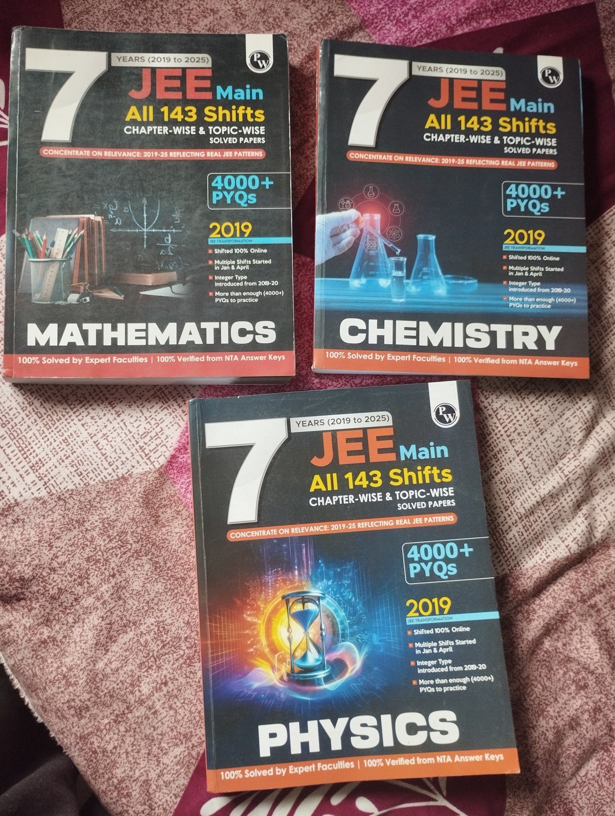 PW JEE Main 7 Years (2019–2025) Chapter-Wise