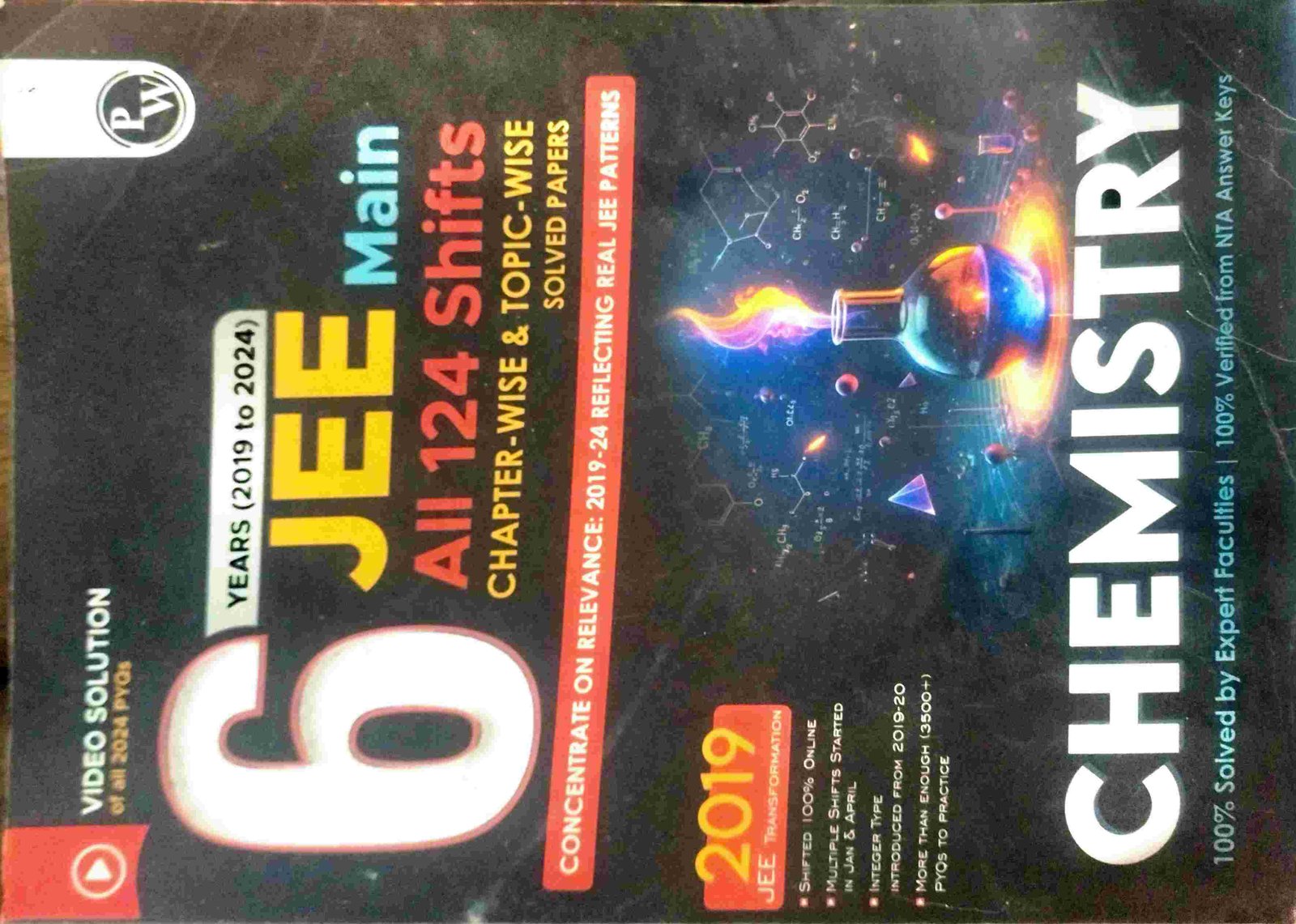 PW JEE MAINS CHEMISTRY 6 YEARS BOOK - Second Hand - Bookaao