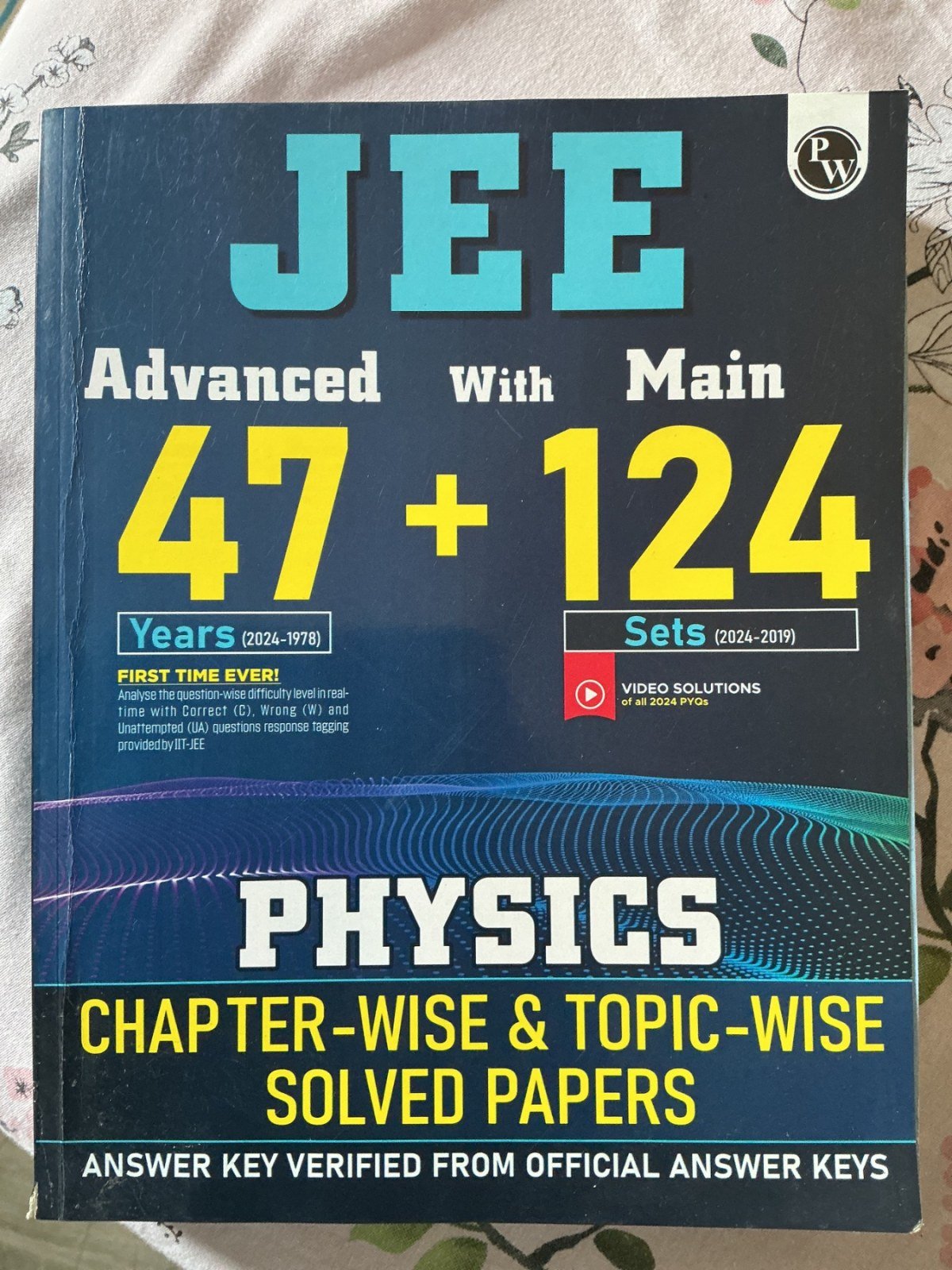 PW JEE physics PYQ with solutions - New Book - Bookaao