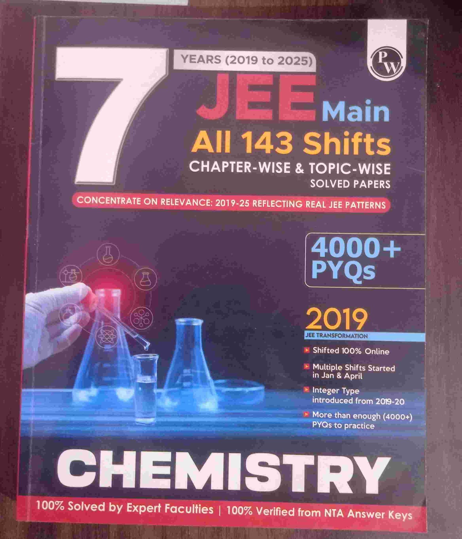 Pw jee pyq main 7 years - New Book - Bookaao