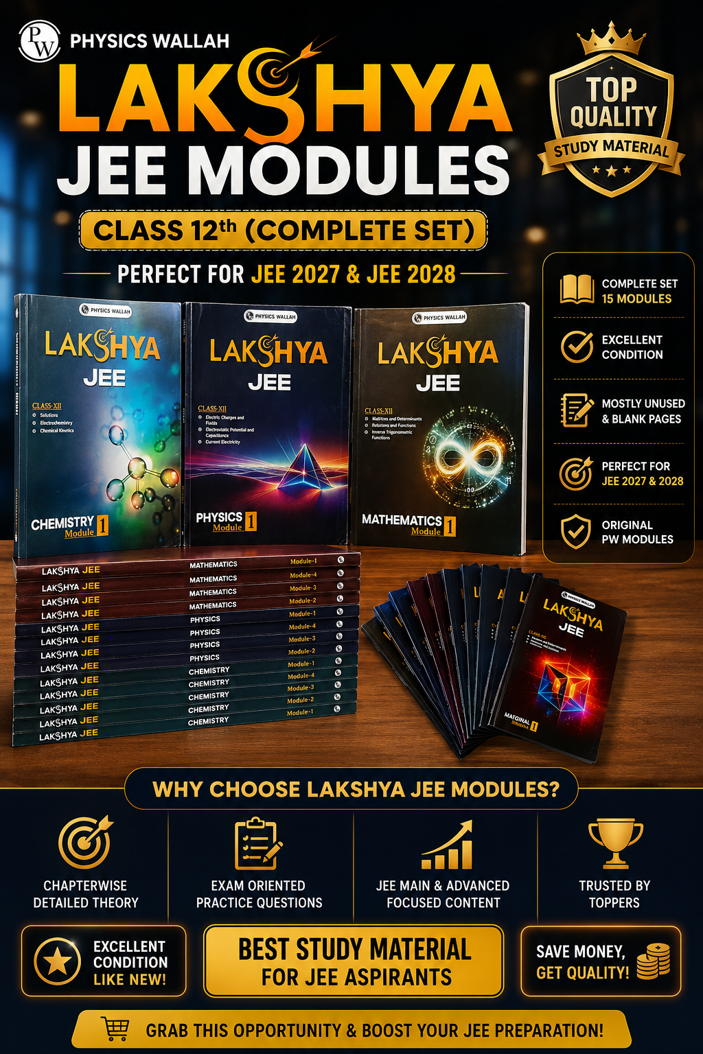 PW Lakshya Jee Modules - Second Hand - Bookaao