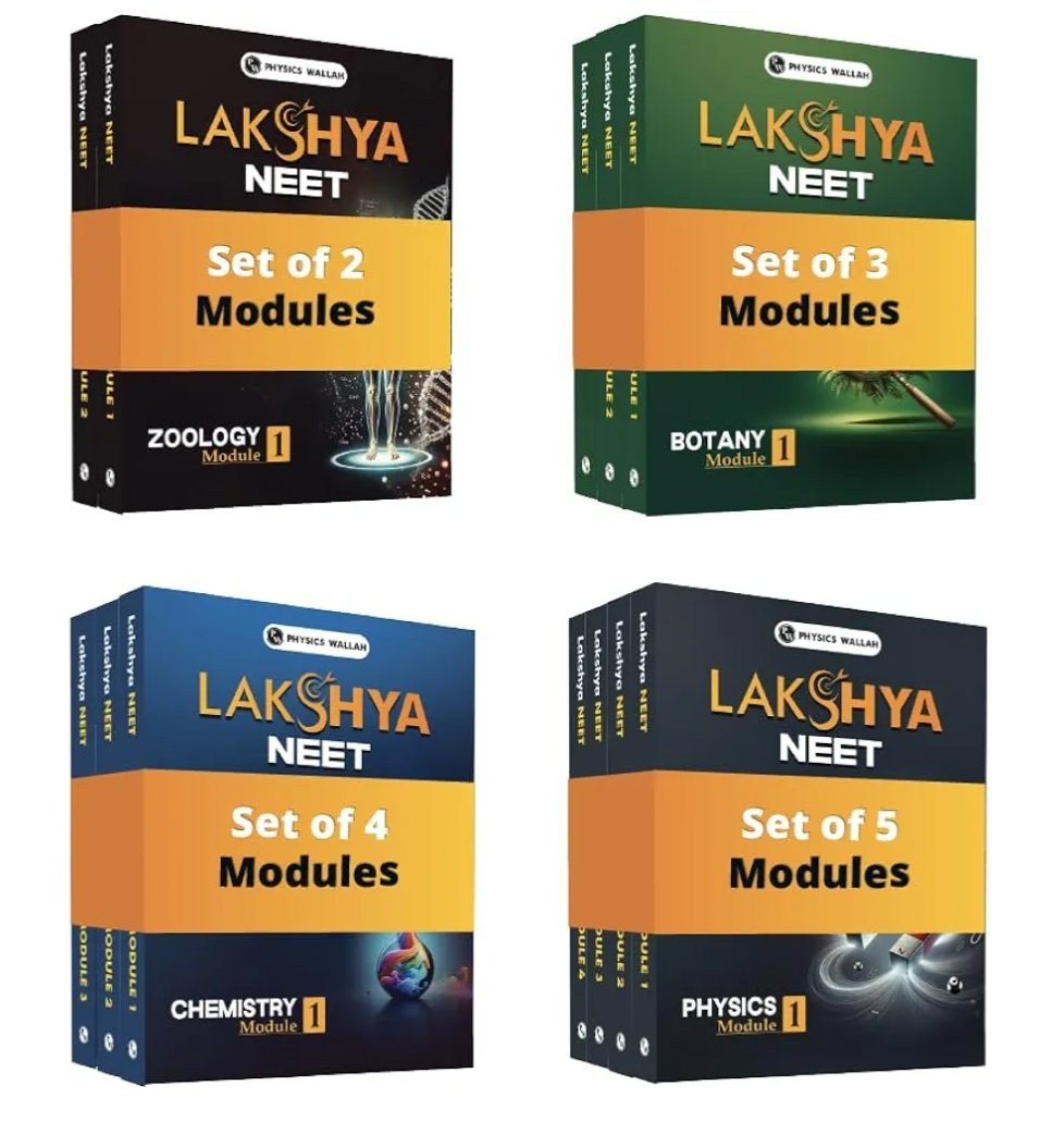PW Lakshya NEET 2025 PCB Full Set (Like New) - Second Hand - Bookaao