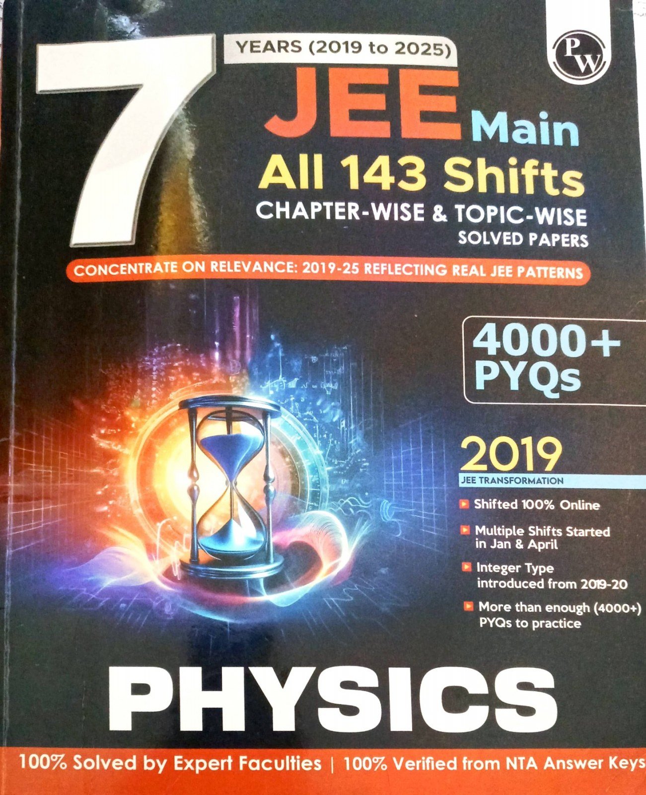 PW LAST 7 YEARS JEE MAINS PYQ - New Book - Bookaao