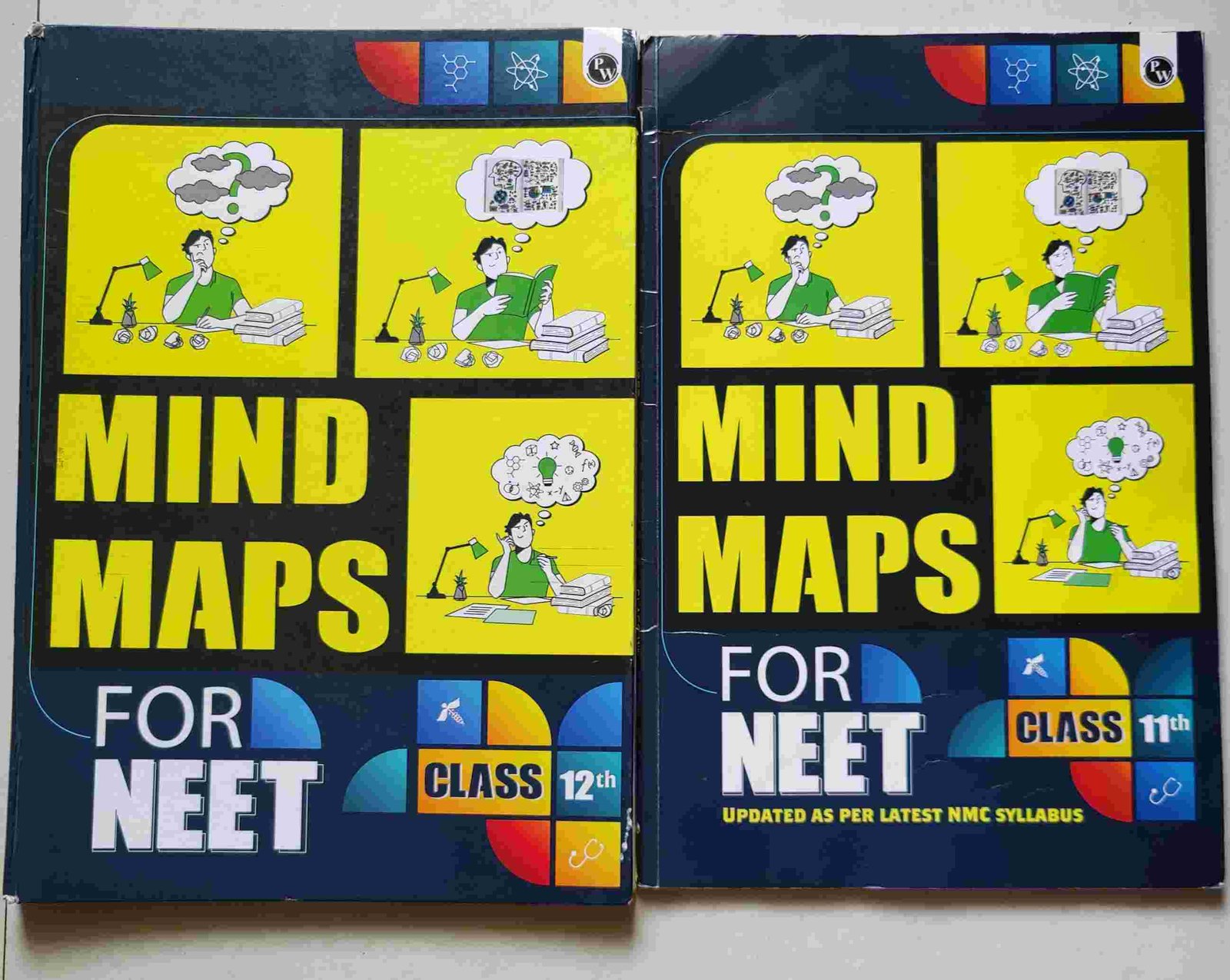 PW MIND MAP FOR NEET CLASS 11 &12 (2 BOOKS) - Second Hand - Bookaao