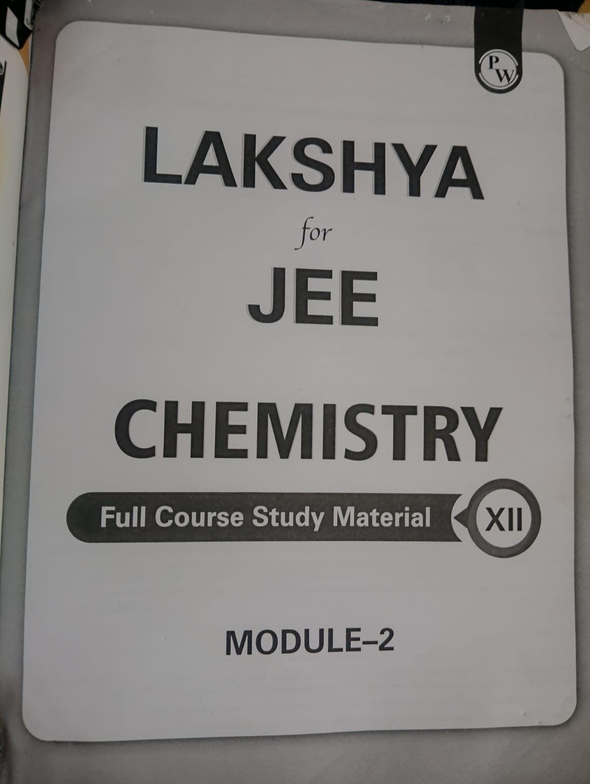 PW module class 12 JEE (Lakshya) - Second Hand - Bookaao