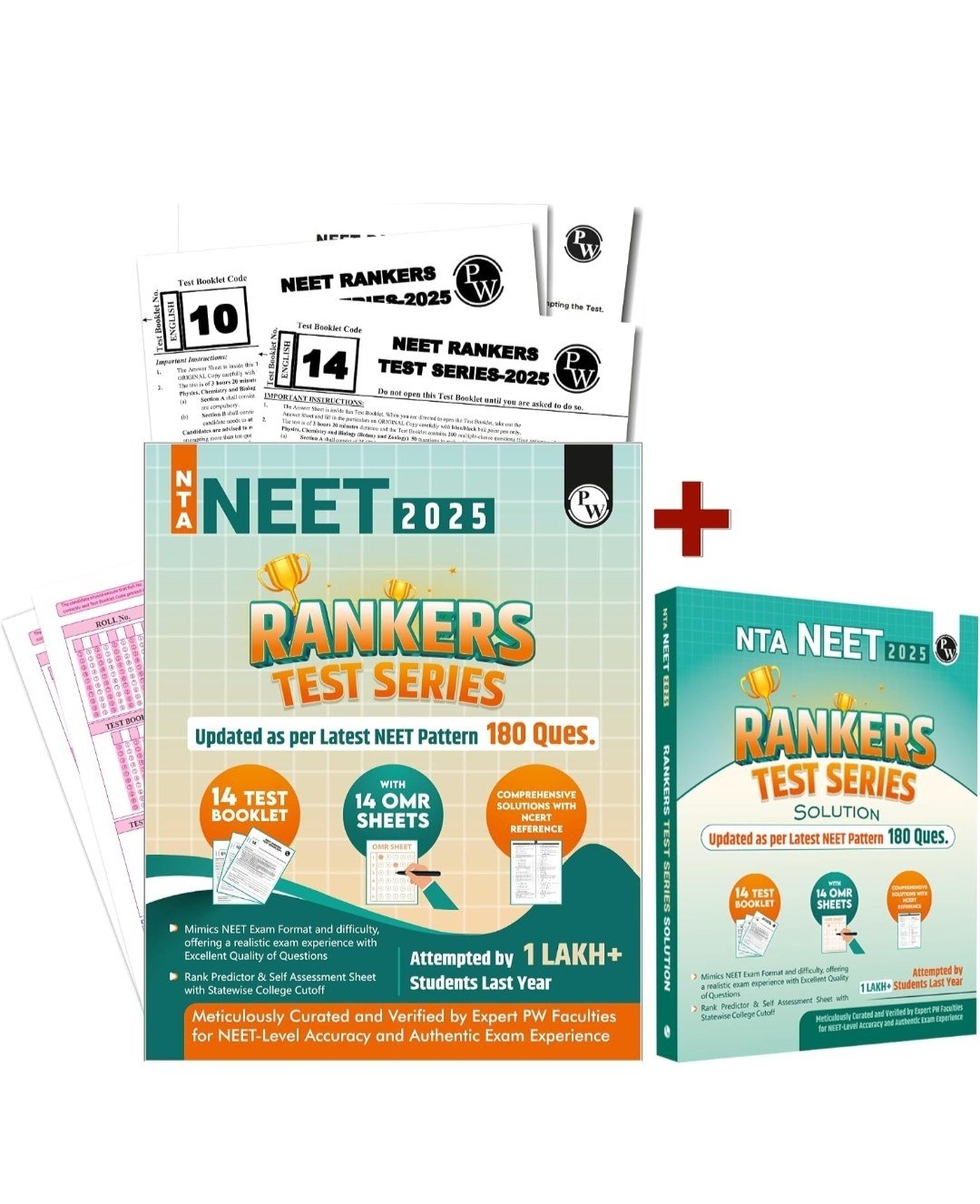 PW neet 2025 rankers test series - New Book - Bookaao