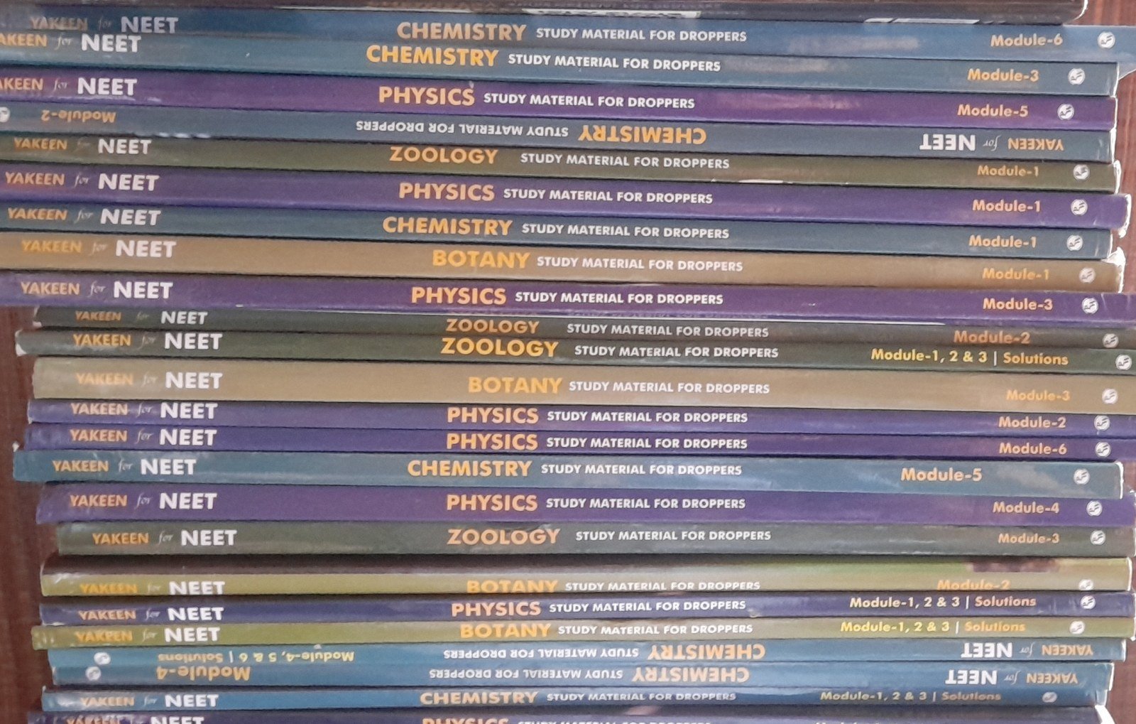 PW original modules 24 book set for neet droppers - Second Hand - Bookaao