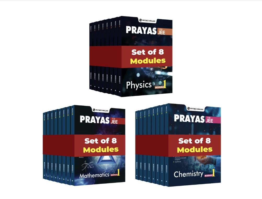 PW PRAYAS JEE MODULE  (all set) - New Book - Bookaao