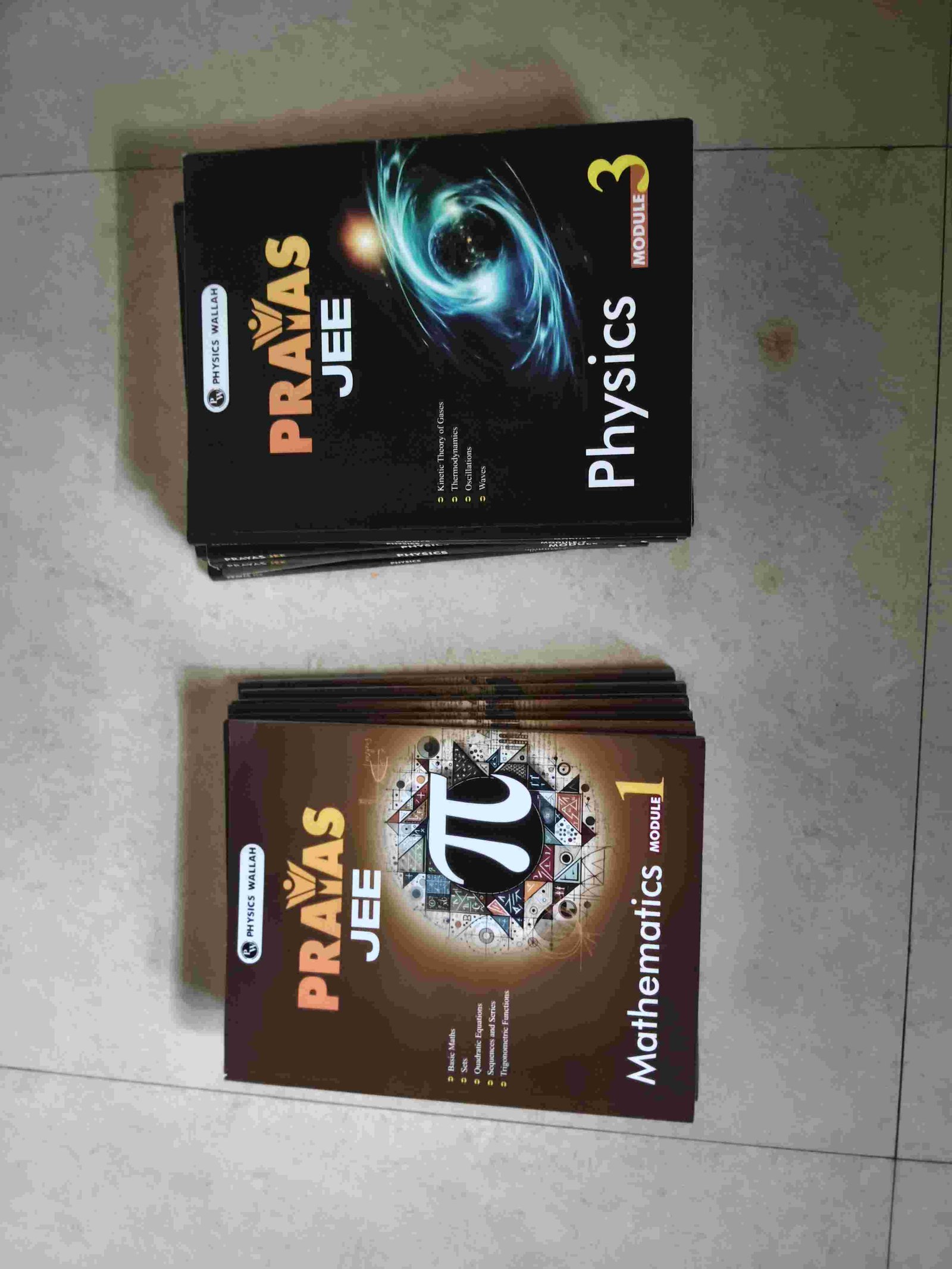 PW Prayas Jee Phy+Maths jee mains+adv module 2025 - Second Hand - Bookaao